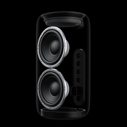 Bærbar Bluetooth-høyttaler McDodo BS-1410, 2 x 5W, RGB, Vanntett, Svart