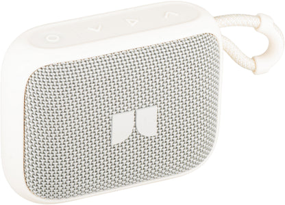 Monster S520 bærbar Bluetooth-høyttaler, 5W, TWS, RGB, vanntett, lys kremfarge