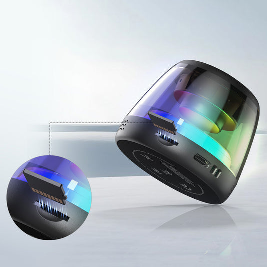 Bærbar Bluetooth-høyttaler Monster Mag Flux, 5W, TWS, RGB, Svart