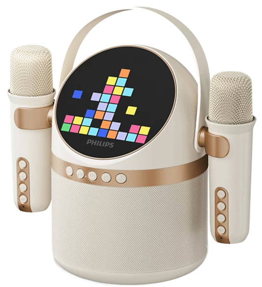 Philips bærbar Bluetooth-høyttaler, 10W, Karaoke, Beige TAS2509WT/00