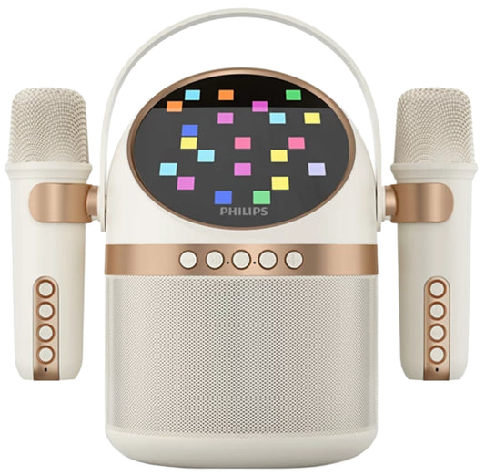 Philips bærbar Bluetooth-høyttaler, 10W, Karaoke, Beige TAS2509WT/00