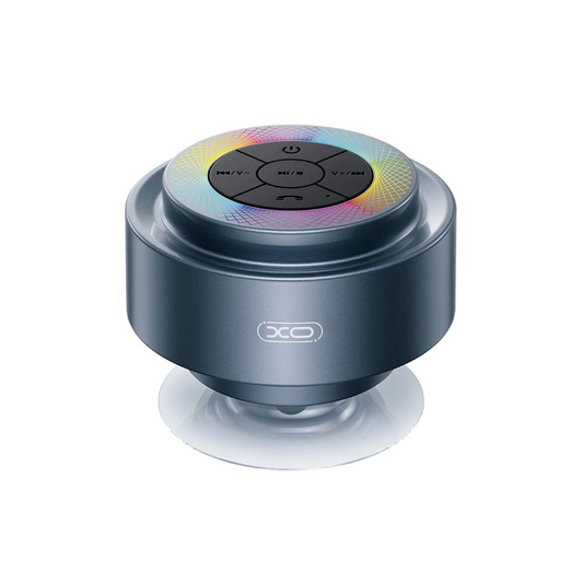 Bærbar Bluetooth-høyttaler XO Design F64, 5W, RGB, Vanntett, Svart