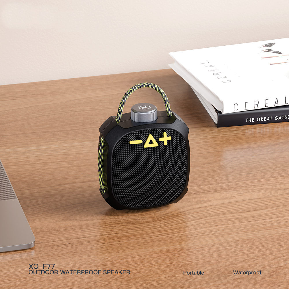 Bærbar Bluetooth-høyttaler XO Design F77, TWS, RGB, Vanntett, Svart