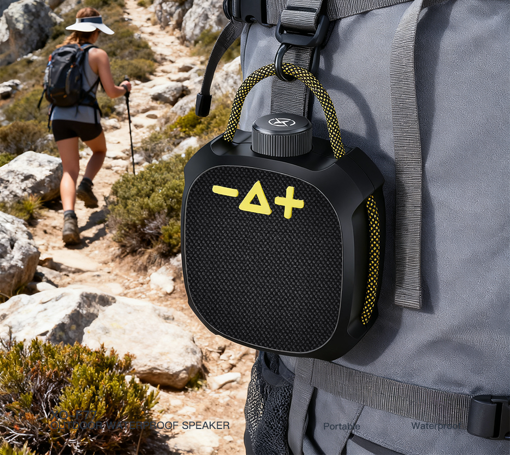 Bærbar Bluetooth-høyttaler XO Design F77, TWS, RGB, Vanntett, Svart