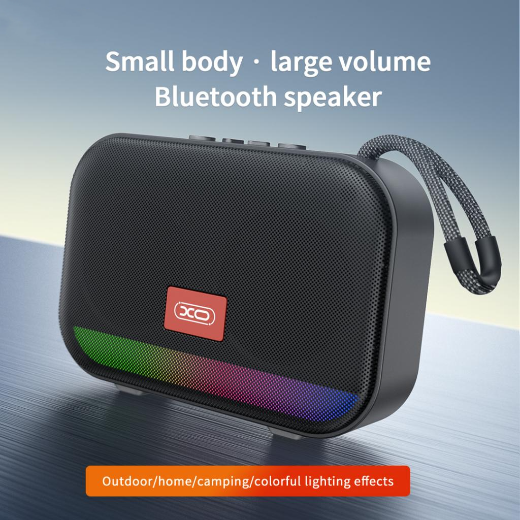 Bærbar Bluetooth-høyttaler XO Design F66, 5W, RGB, Svart