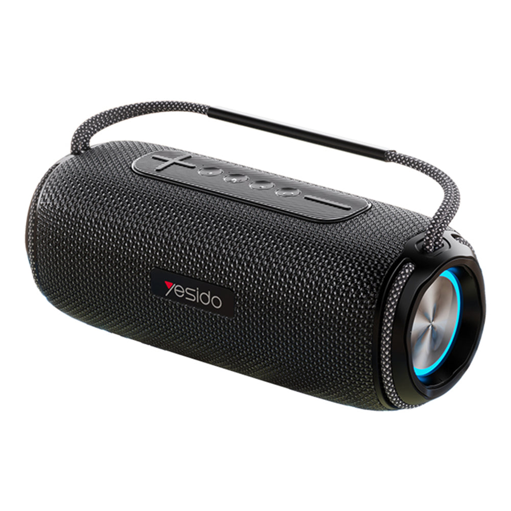 Bærbar Bluetooth-høyttaler Yesido YSW11, 40W, RGB, Vanntett, Svart