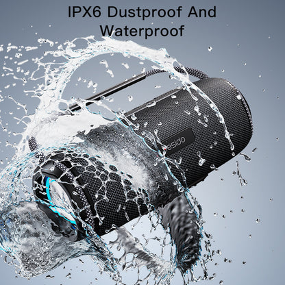 Bærbar Bluetooth-høyttaler Yesido YSW11, 40W, RGB, Vanntett, Svart