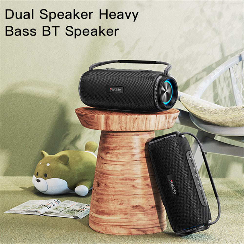 Bærbar Bluetooth-høyttaler Yesido YSW11, 40W, RGB, Vanntett, Svart