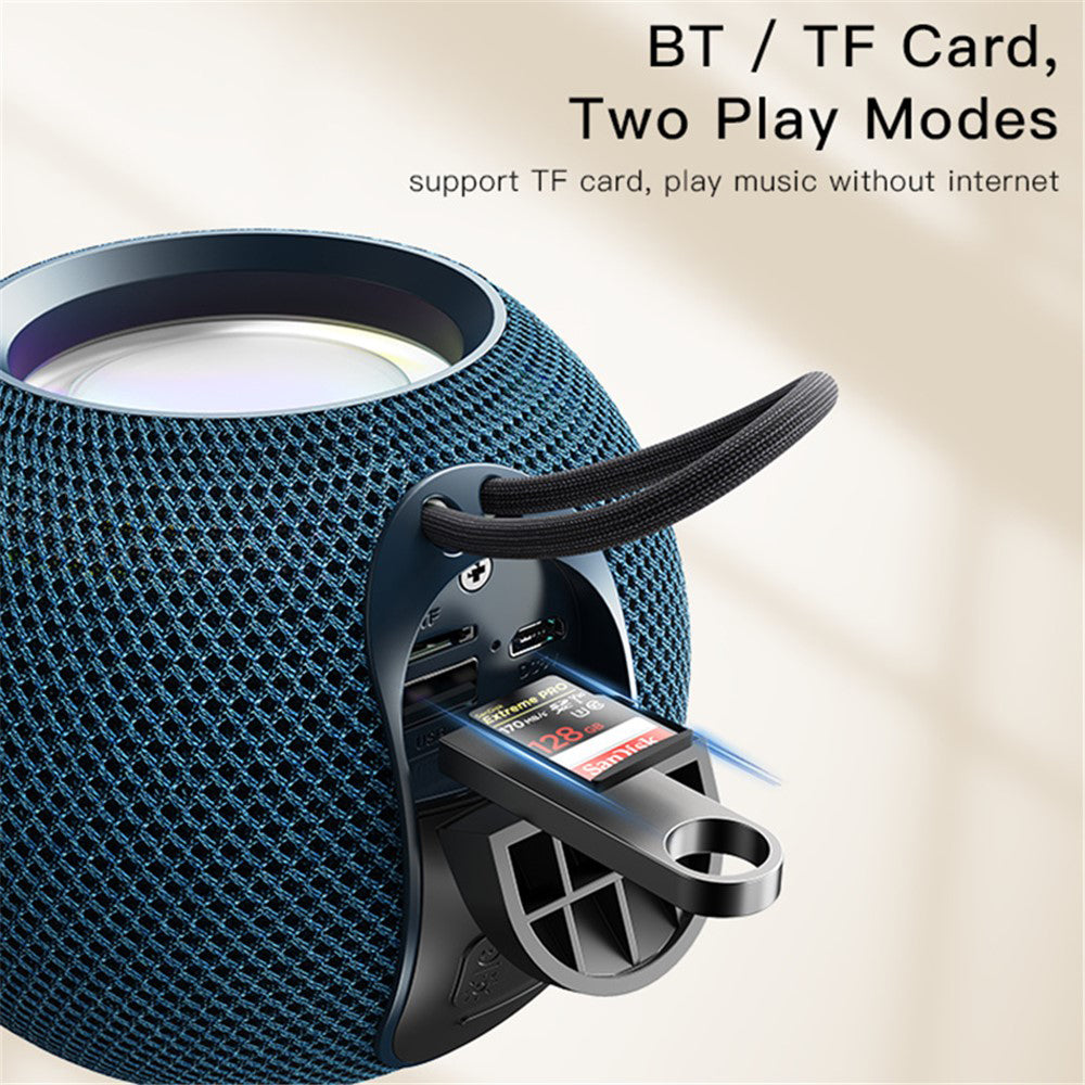 Bærbar Bluetooth-høyttaler Yesido YSW13, 5W, RGB, Blå