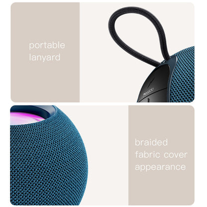 Bærbar Bluetooth-høyttaler Yesido YSW13, 5W, RGB, Blå