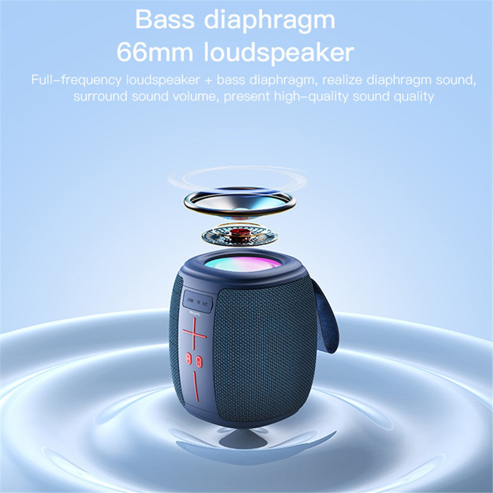 Bærbar Bluetooth-høyttaler Yesido YSW14, 5W, RGB, Blå