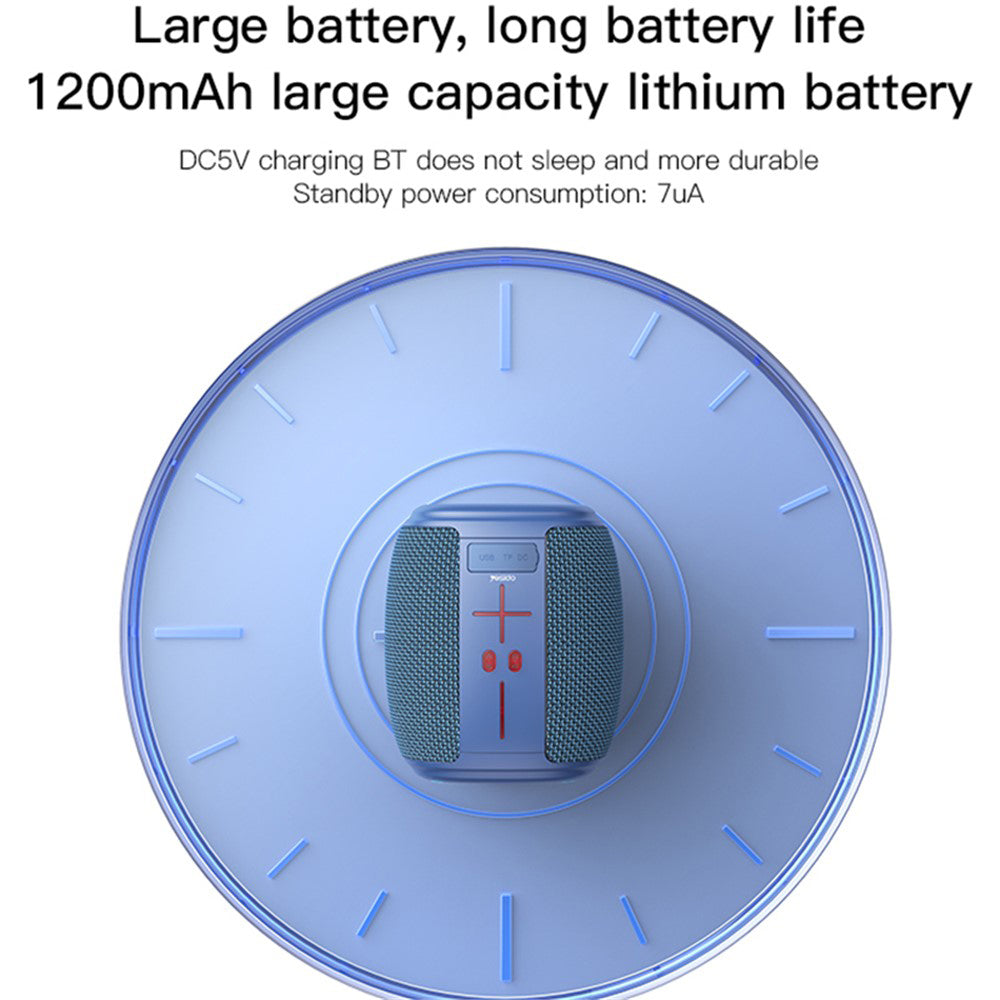 Bærbar Bluetooth-høyttaler Yesido YSW14, 5W, RGB, Blå