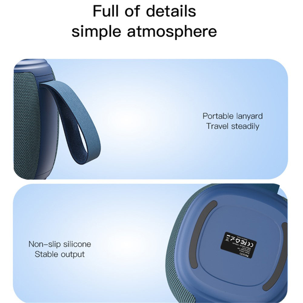 Bærbar Bluetooth-høyttaler Yesido YSW14, 5W, RGB, Blå