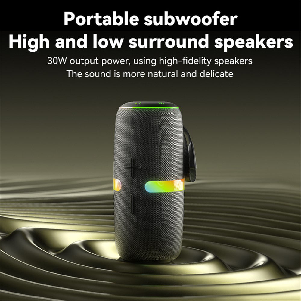 Bærbar Bluetooth-høyttaler Yesido YSW22, 30W, RGB, Vanntett, Svart