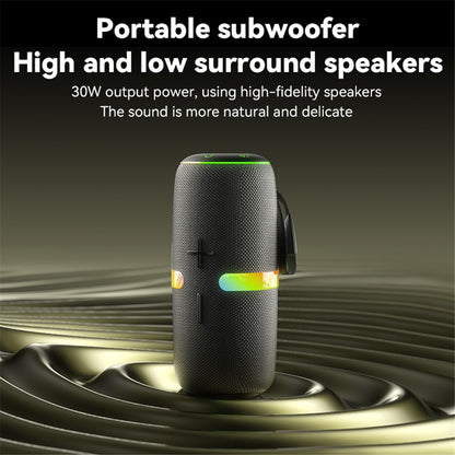 Bærbar Bluetooth-høyttaler Yesido YSW22, 30W, RGB, Vanntett, Svart