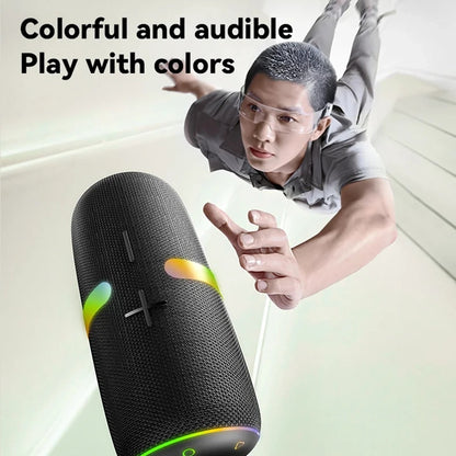 Bærbar Bluetooth-høyttaler Yesido YSW22, 30W, RGB, Vanntett, Svart
