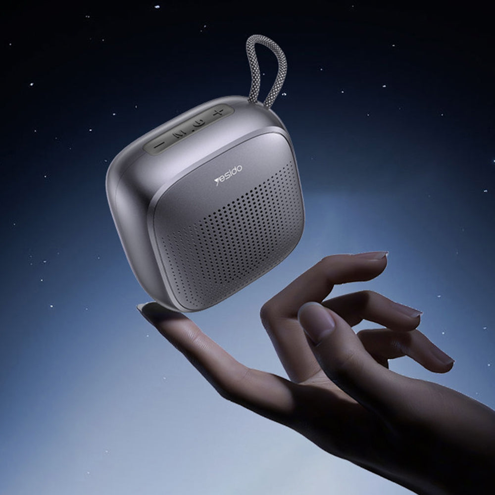 Bærbar Bluetooth-høyttaler Yesido YSW24, 5W, Vanntett, Svart