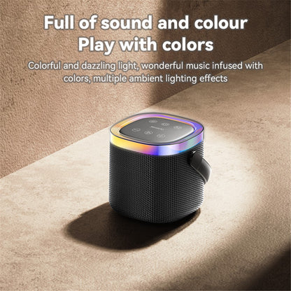 Bærbar Bluetooth-høyttaler Yesido YSW25, 5W, RGB, Svart