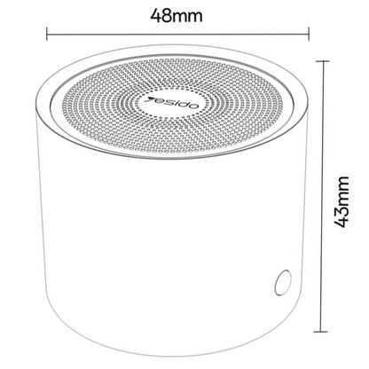 Bluetooth-høyttaler Yesido YSW30, 3W, Vanntett, Svart