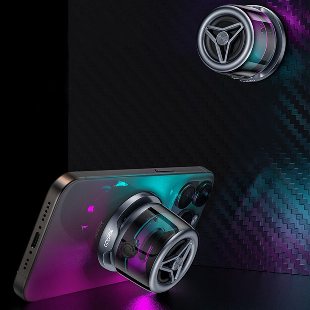 Bærbar Bluetooth-høyttaler Yesido YSW32, 3W, RGB, Svart