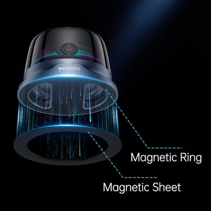 Bærbar Bluetooth-høyttaler Yesido YSW32, 3W, RGB, Svart