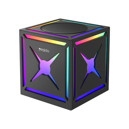 Bluetooth-høyttaler Yesido YSW34, 8W, RGB, Svart