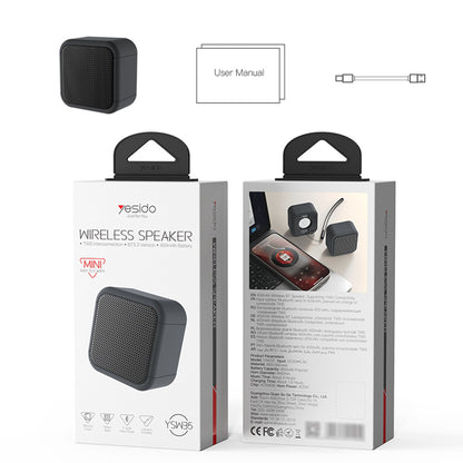 Bærbar Bluetooth-høyttaler Yesido YSW35, 5W, TWS, Vanntett, Svart