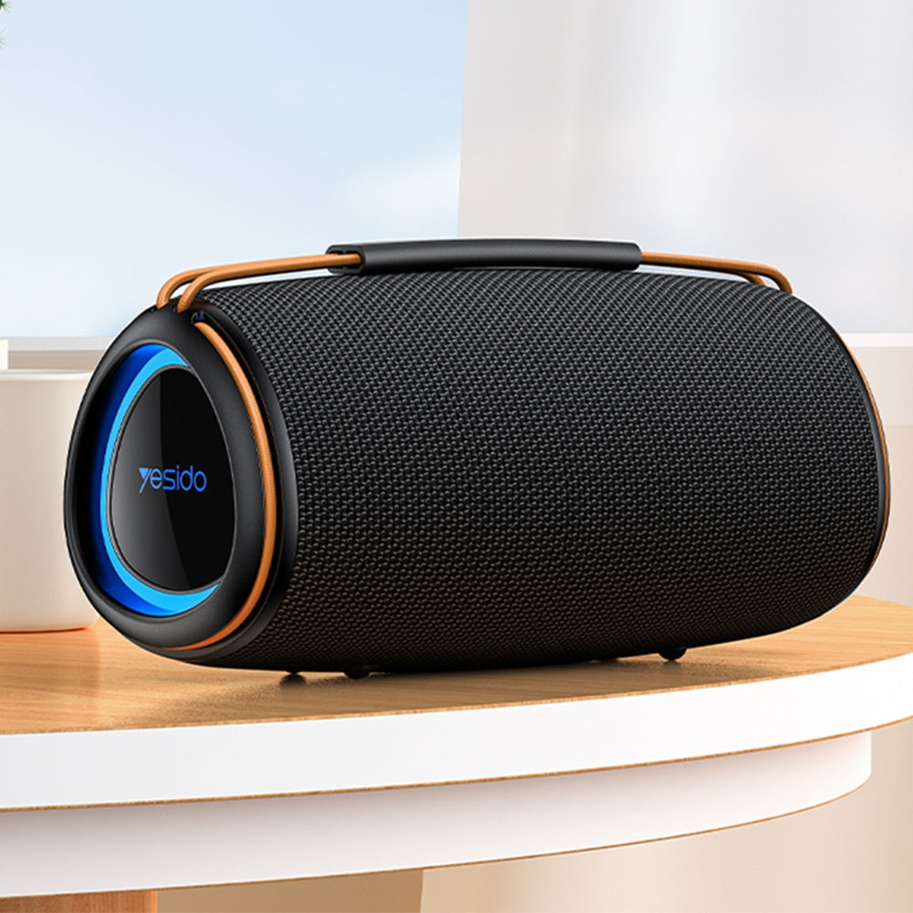 Bærbar Bluetooth-høyttaler Yesido YSW38, 30W, TWS, RGB, Svart