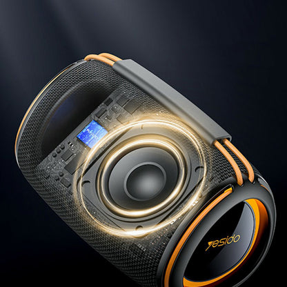 Bærbar Bluetooth-høyttaler Yesido YSW39, 20W, TWS, RGB, Svart