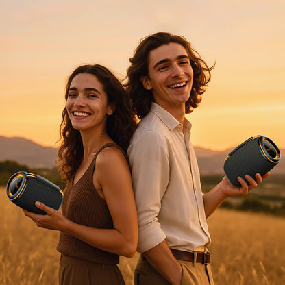 Bærbar Bluetooth-høyttaler Yesido YSW39, 20W, TWS, RGB, Svart