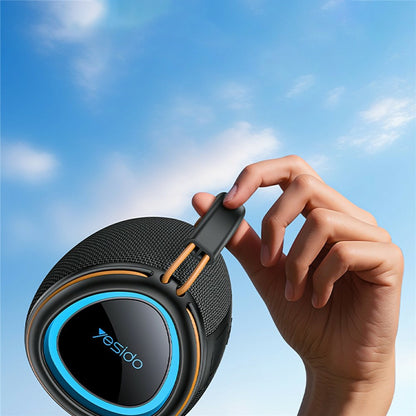 Bærbar Bluetooth-høyttaler Yesido YSW40, 8W, RGB, Svart