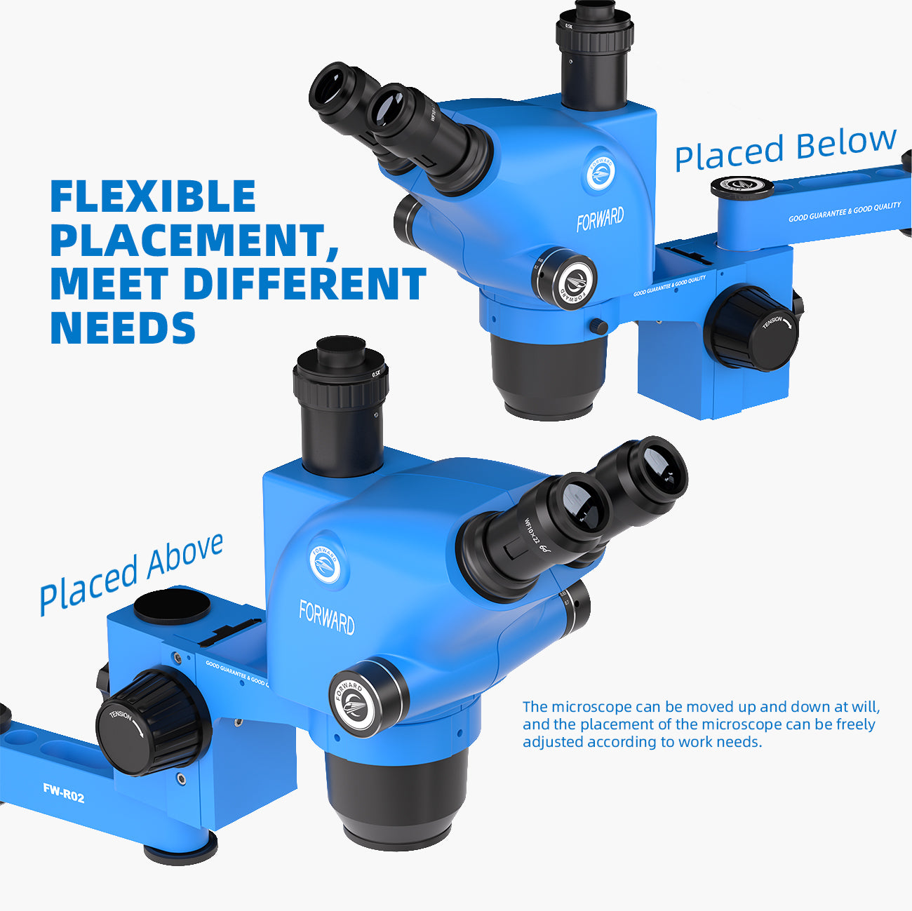 Justerbar arm Forward FW-R02 for mikroskop