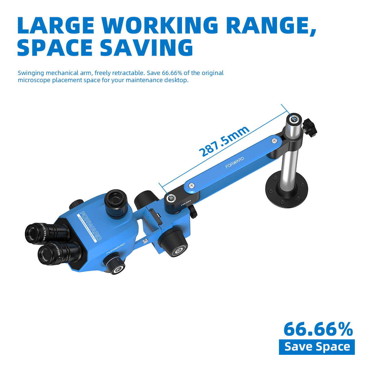 Justerbar arm Forward FW-R03 for mikroskop
