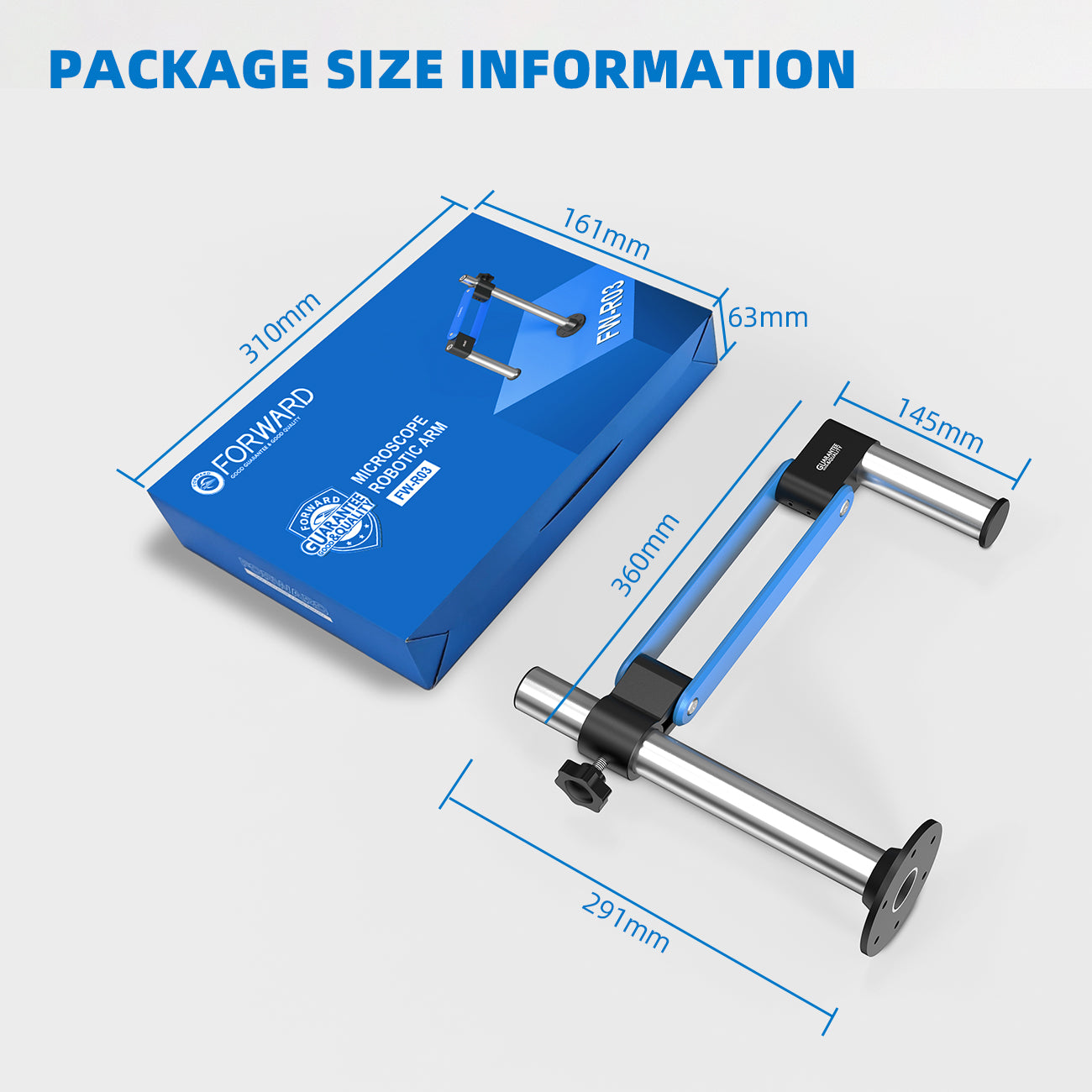 Justerbar arm Forward FW-R03 for mikroskop