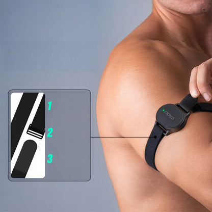 Pulsmålerarmbånd Cycplus H1, svart