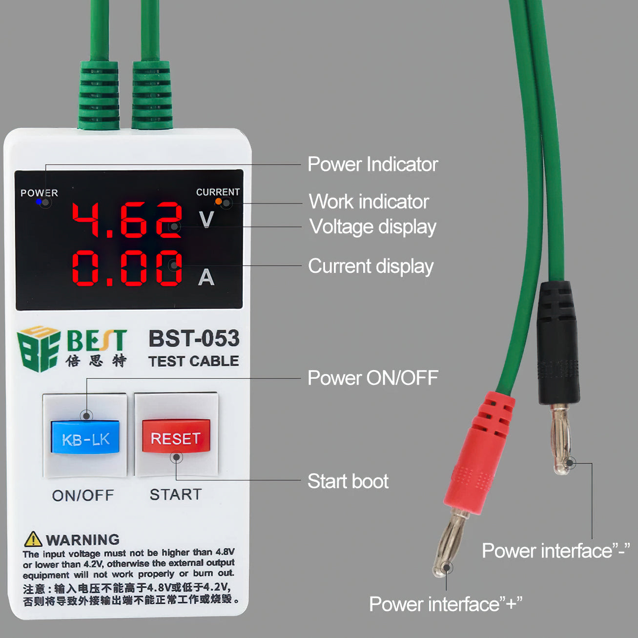 Tester Service Best BST-053 for Apple iPhone-serien
