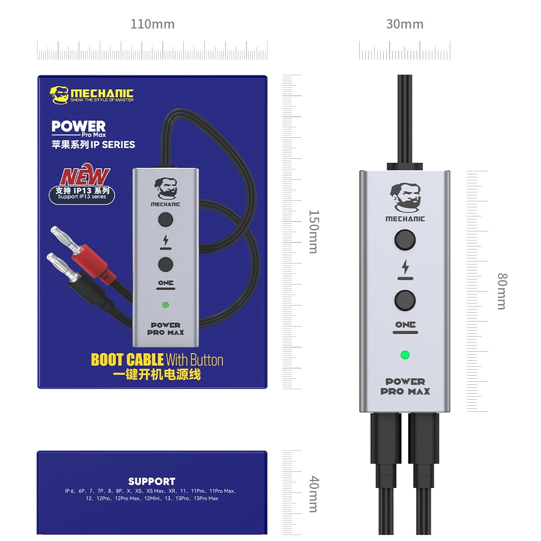 Strømkabel Mechanic Power Pro Max for Apple iPhone 6 - 13 Pro Max Series
