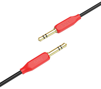 3,5 mm lydkabel - 3,5 mm HOCO UPA11, 1 m, svart