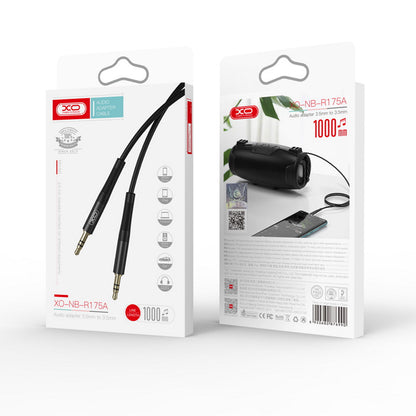 Audio Kabel 3.5mm - 3.5mm XO Design NB-R175B, 2m, Svart