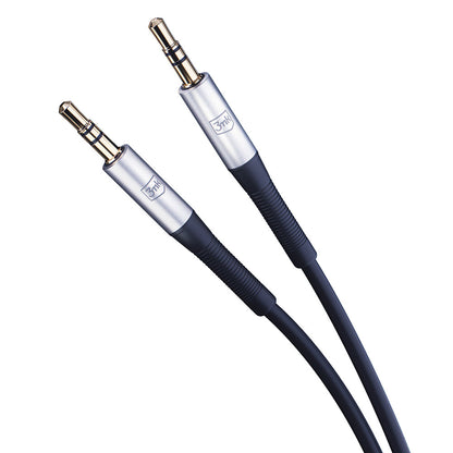 3,5 mm lydkabel - 3,5 mm 3MK, 1 m, svart