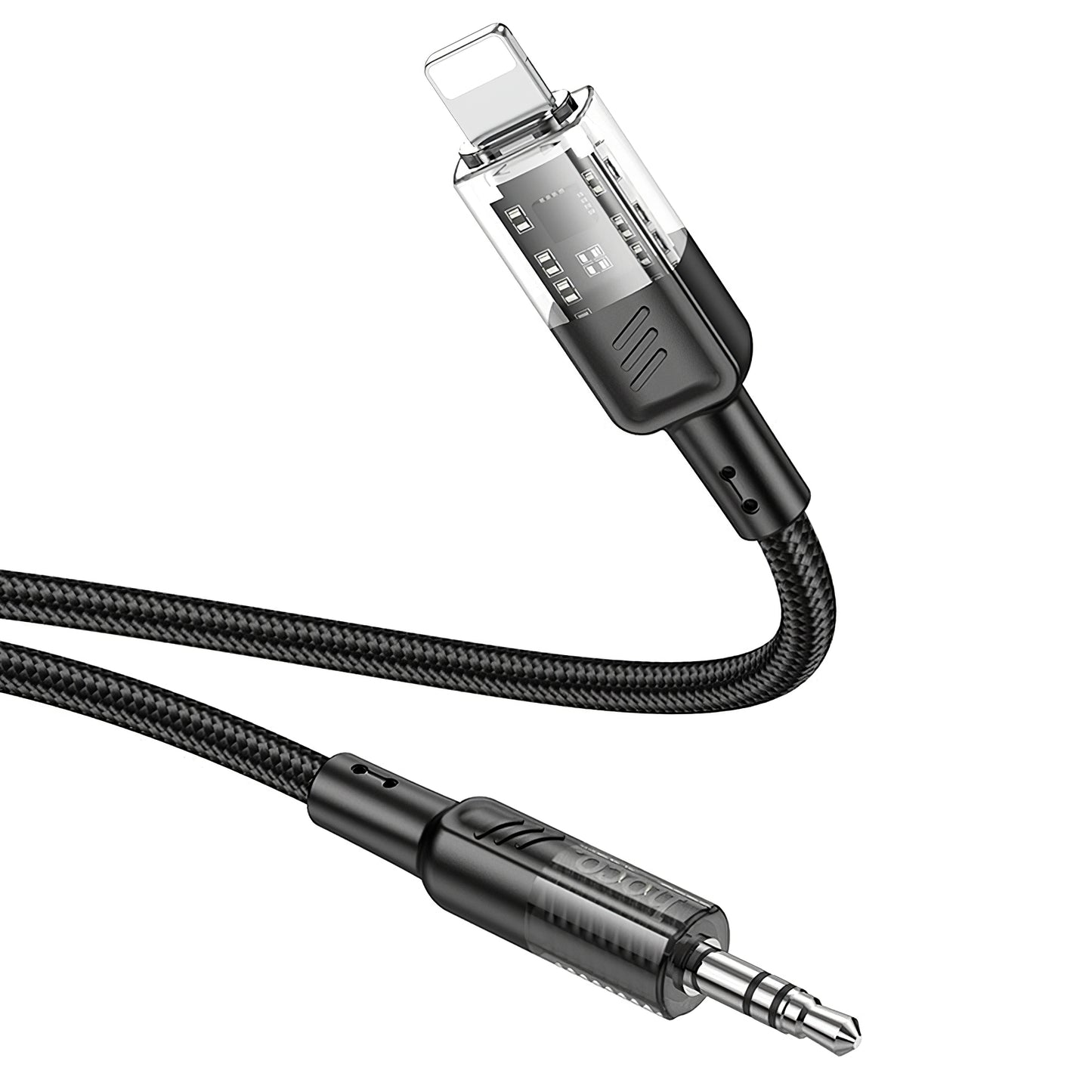 Lyd Kabel Lightning - 3.5mm HOCO UPA27, 1.2m, Svart