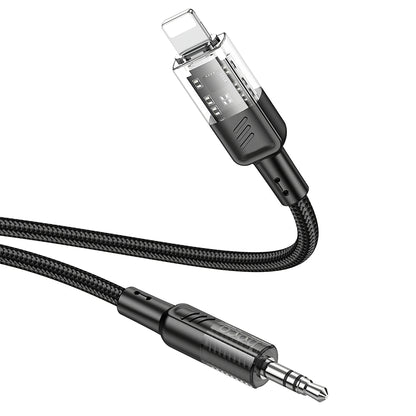 Lyd Kabel Lightning - 3.5mm HOCO UPA27, 1.2m, Svart