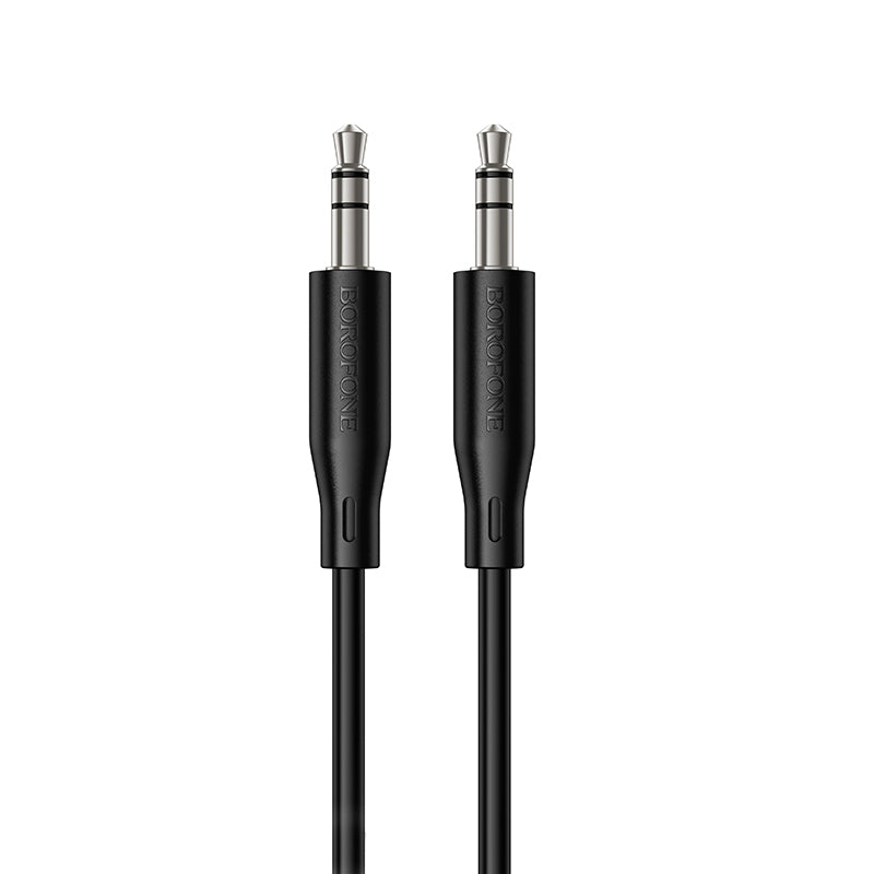 3,5 mm lydkabel - 3,5 mm Borofone BL26 Standard, 1 m, svart