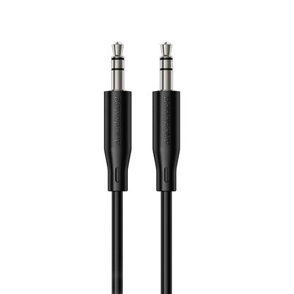 3,5 mm lydkabel - 3,5 mm Borofone BL26 Standard, 1 m, svart
