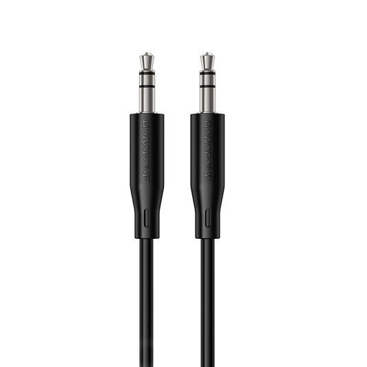3,5 mm lydkabel - 3,5 mm Borofone BL26 Standard, 1 m, svart