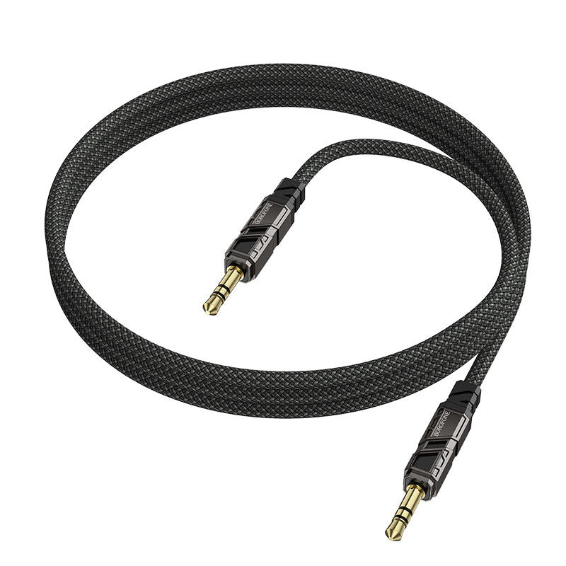 Audio Kabel 3.5mm - 3.5mm Borofone BL22 Dignity, 1m, Svart