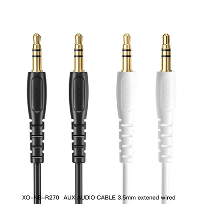 Audio Kabel 3.5mm - 3.5mm XO Design NB-R270, 1m, Hvit