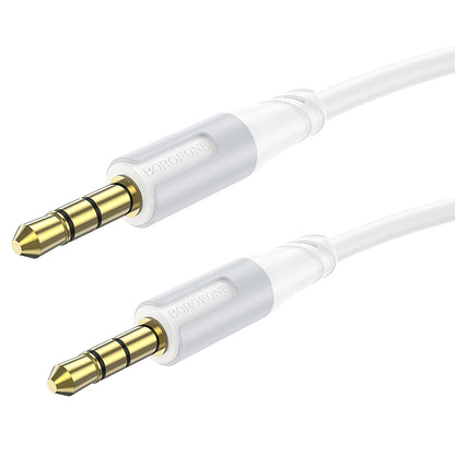 Audio Kabel 3.5mm - 3.5mm Borofone BL19 Creator, 1m, Hvit