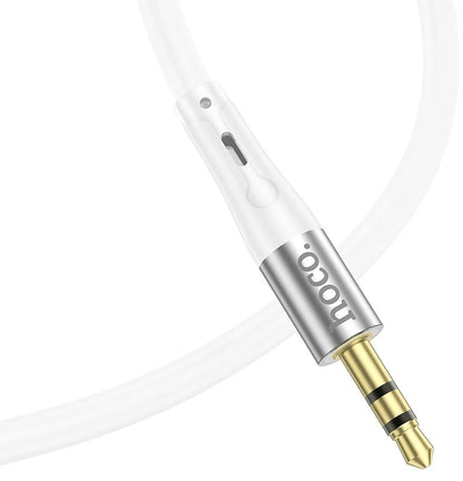 Lyd kabel Lightning - 3.5mm HOCO UPA22, 1m, Hvit
