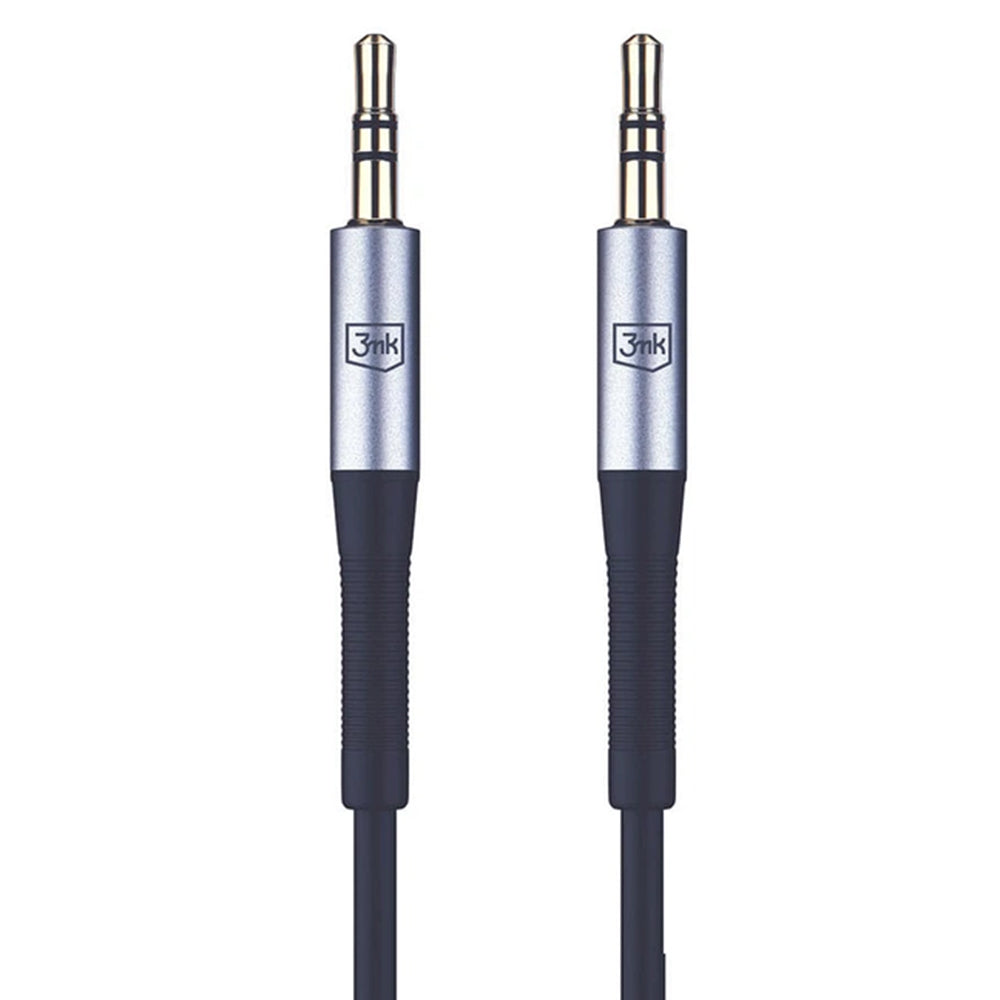 3,5 mm lydkabel - 3,5 mm 3MK, 1 m, svart